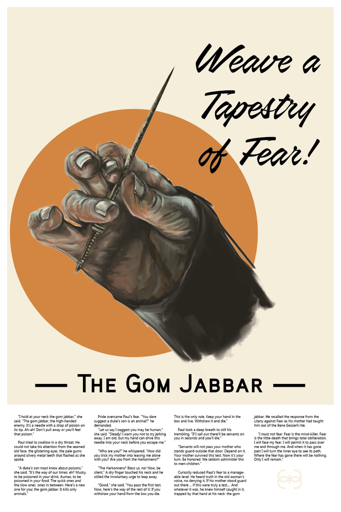 Blake Smisko "The Gom Jabbar!" Print