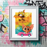 Breakfast Jones "Gremlins" Print