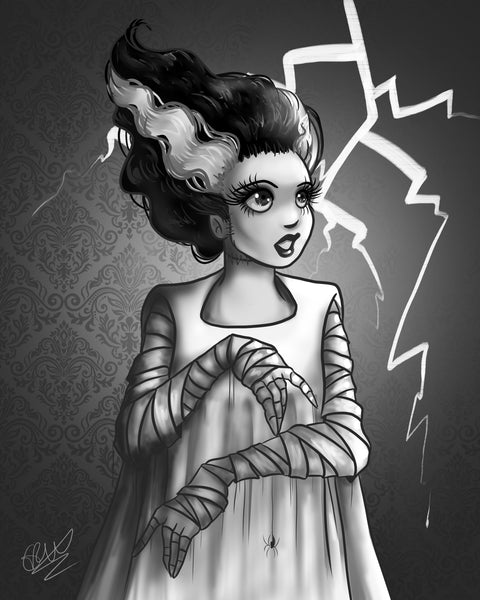 E.R. Whittingham "Bride of Frankenstein" (black and white)