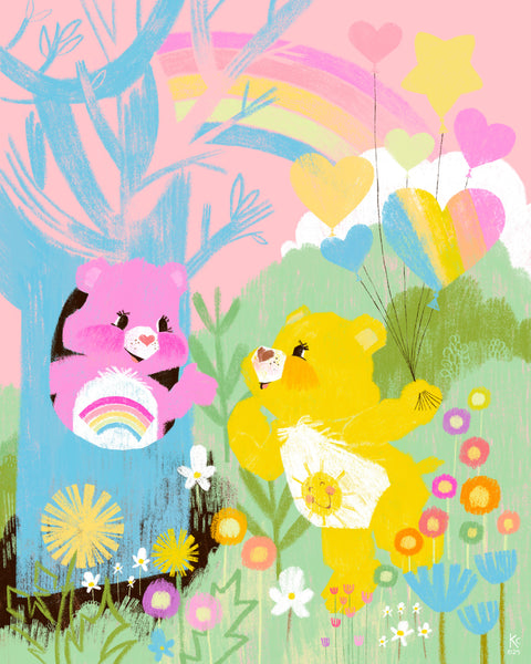 Kate Cosgrove "Care Bear Stare" Print