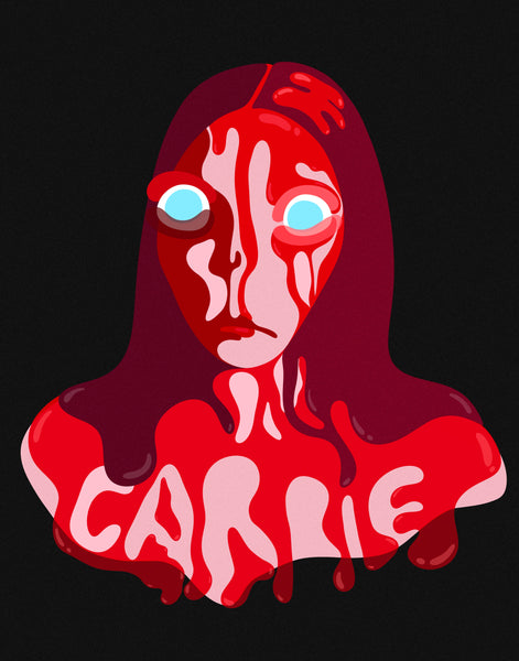 Frankie Fünke "Carrie (Red and Black)" Print