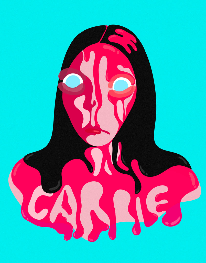 Frankie Fünke "Carrie (Cyan and Magenta)" Print