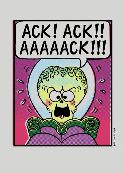 Castlepop "Ack!" Framed Print