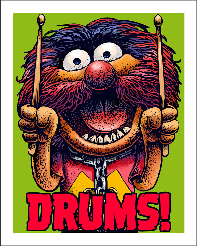 Chet Phillips "Drums!" Print