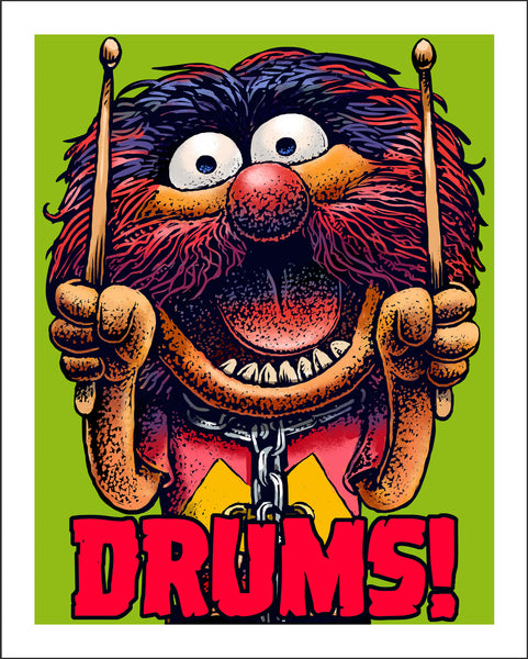 Chet Phillips "Drums!" Print