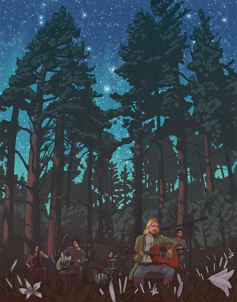 Chris McGuire "Where Did You Sleep Last Night" Print