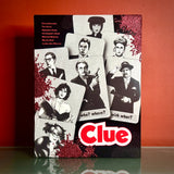 Leah Kellaway "Clue Alternative Movie Poster" Wood-Mounted Print
