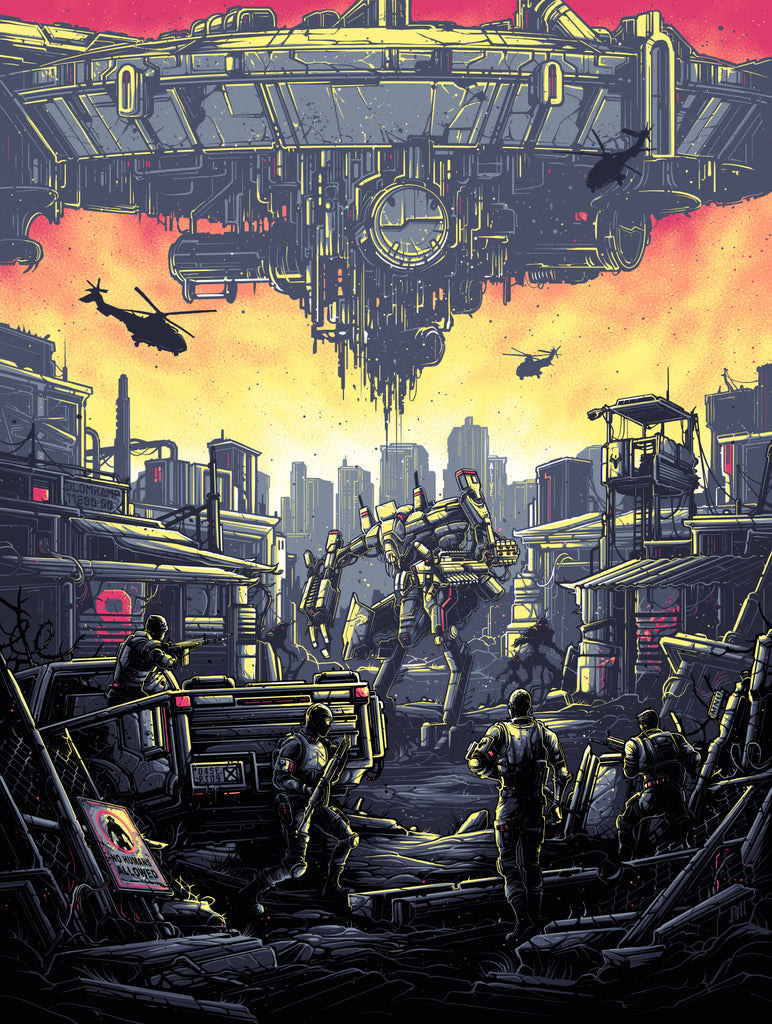 Dan Mumford “We can't go home. Not anymore.” Color variant - framed print