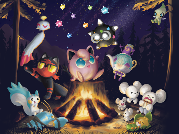 Danny Beckwith "Generational Campfire Stories" Print