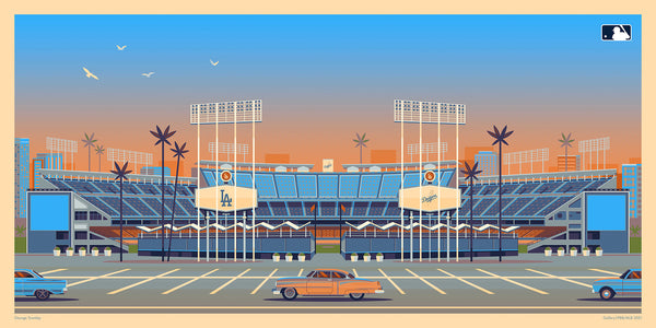 George Townley "Dodger Stadium" Print
