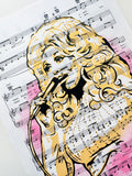 Michelle Dante "Dolly Parton" Print