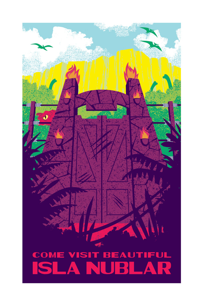 Doug LaRocca "Isla Nublar" Print