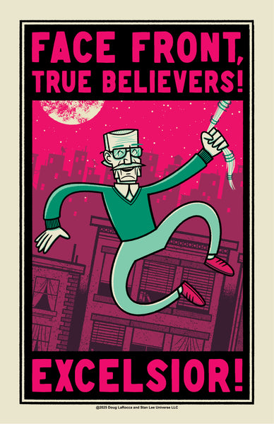 Doug LaRocca "Face Front, True Believers!" Framed Print