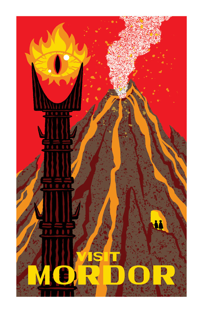 Doug LaRocca "Visit Mordor" Print