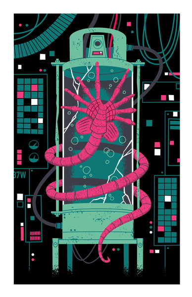 Doug LaRocca "Face Hugger" print