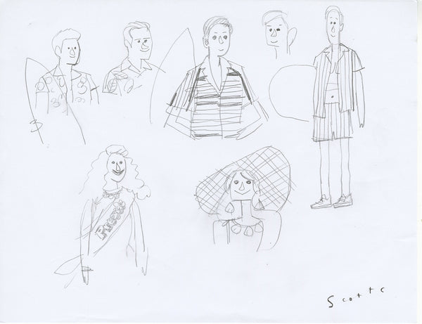 Scott C. "Barbie sketches"