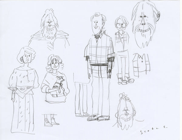 Scott C. "Harry and the Hendersons" sketches