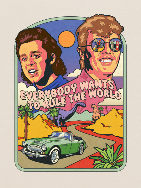 Matthew Lineham "Everybody Wants to Rule the World" Print