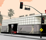 Jeff Boyes "Firestone Building" Print