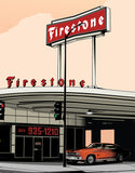 Jeff Boyes "Firestone Building" Print