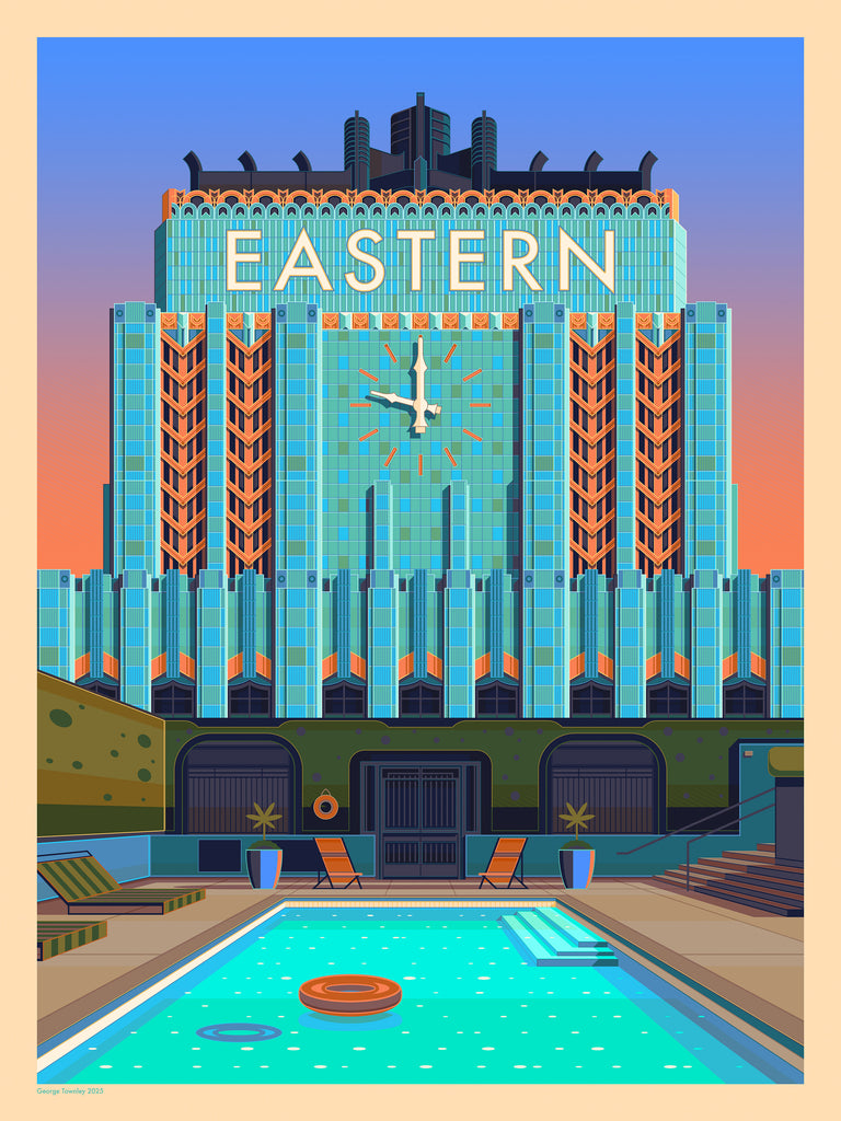George Townley "Eastern Columbia Building" Framed Print