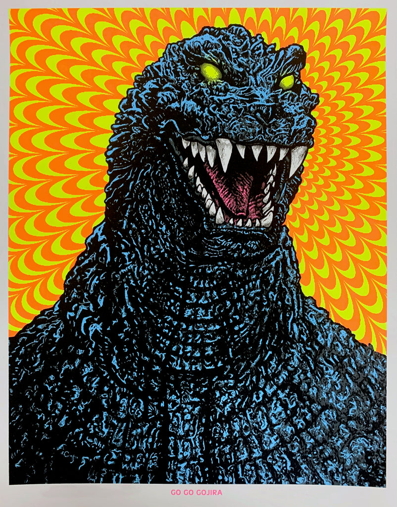 Adam Miller & Haig Demarjian "Go Go Gojira" Print