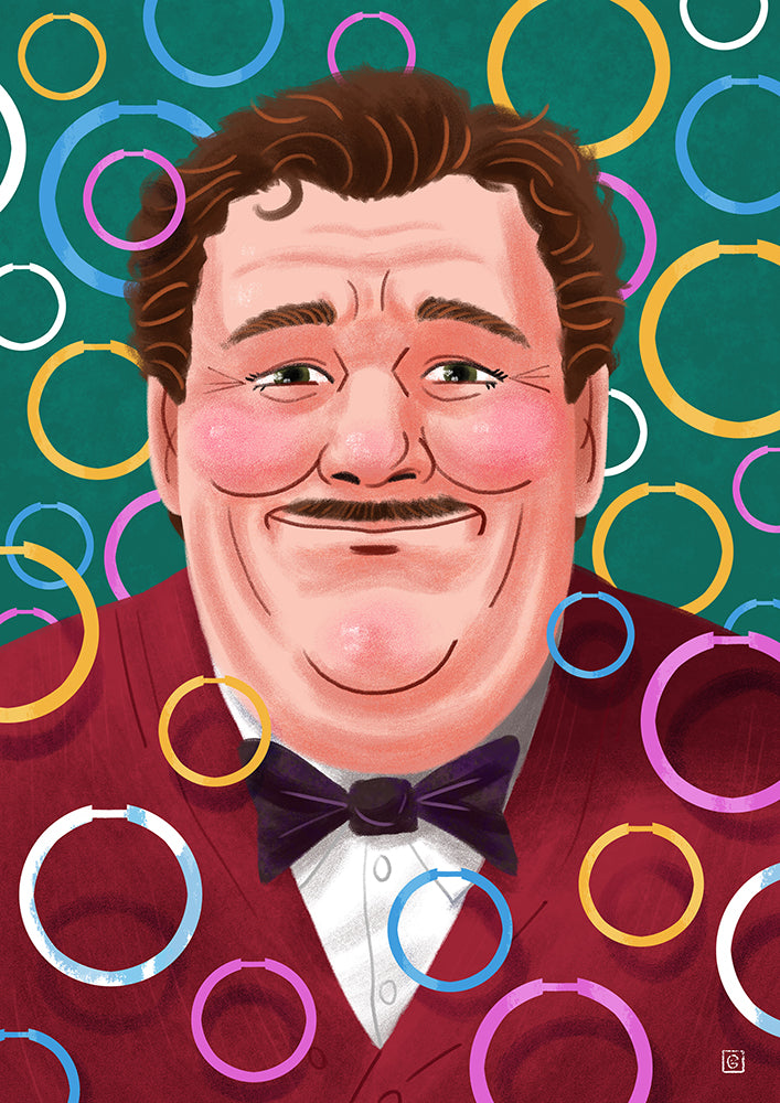 Graham Corcoran "Del Griffith, Shower Curtain Ring Salesman"