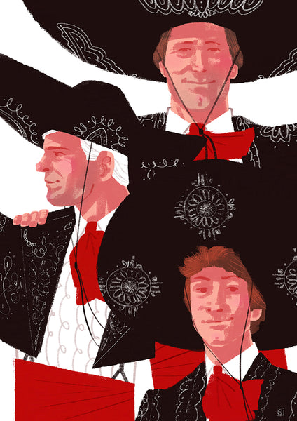 Graham Corcoran "Three Amigos" Print