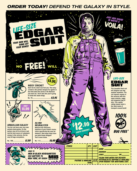 Grant Hurlbert "Life-Size Edgar Suit" Print