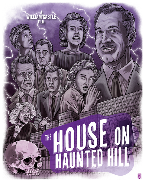 Steve Chesworth "The House on Haunted Hill" print