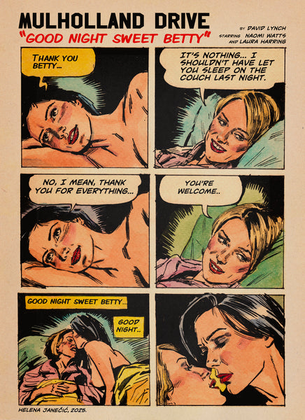 Helena Janecic "Mullholland Drive, Good Night Sweet Betty" Print