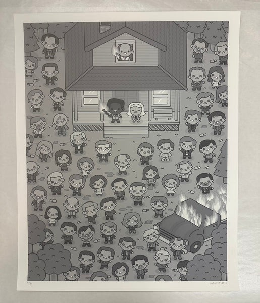 100% Soft "Night of the Living Dead" Print