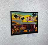 Blanca (Adela) Maldonado "Benny Boy Brewing" Framed Print