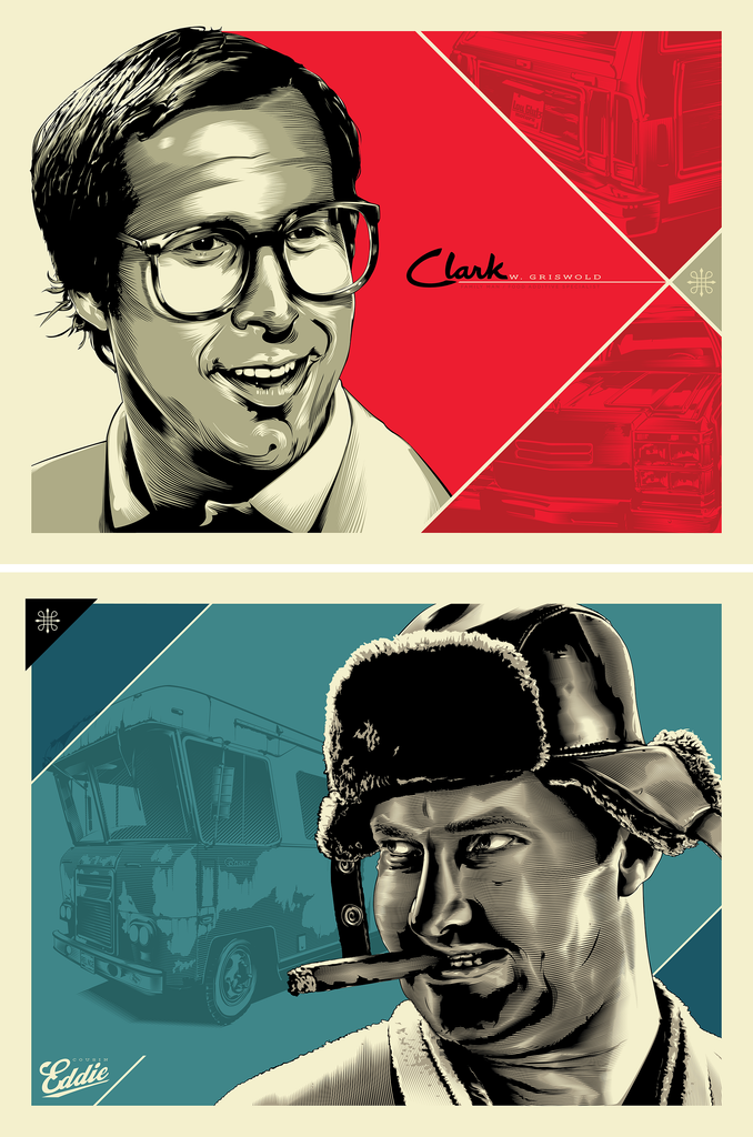 Jeff Boyes "Christmas Vacation" Print Diptych