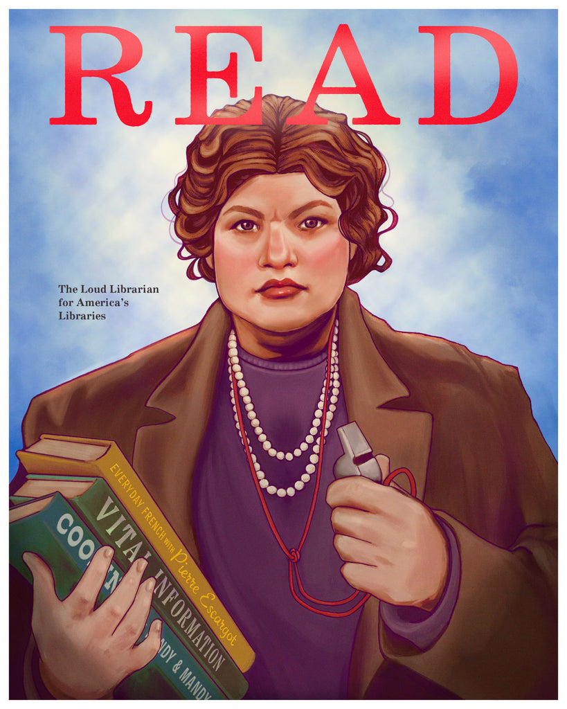 Jessica Gottstein "The Loud Librarian" Print