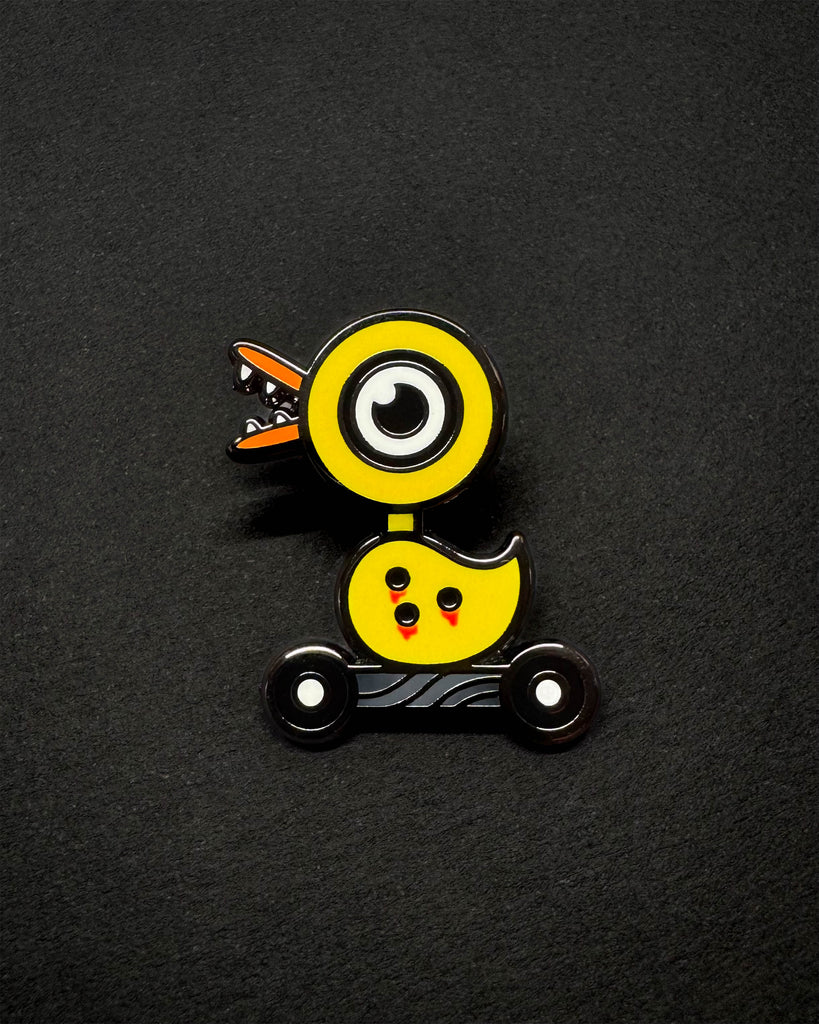 Jessica Rosemary Guerra "Evil Duck Toy" Enamel Pin