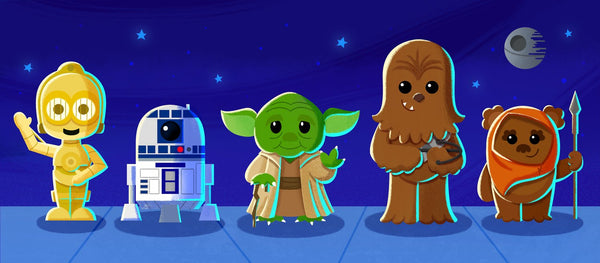 Jessica Rosemary Guerra "In a Galaxy Far, Far Away" Print