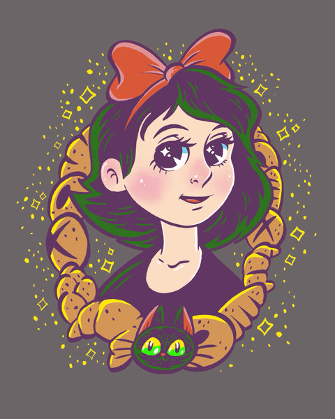 Kate Dykstra "Miss Witch" Print