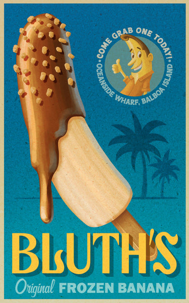 Kerri Wessel “Grab Yourself a Bluth’s Banana!” Print