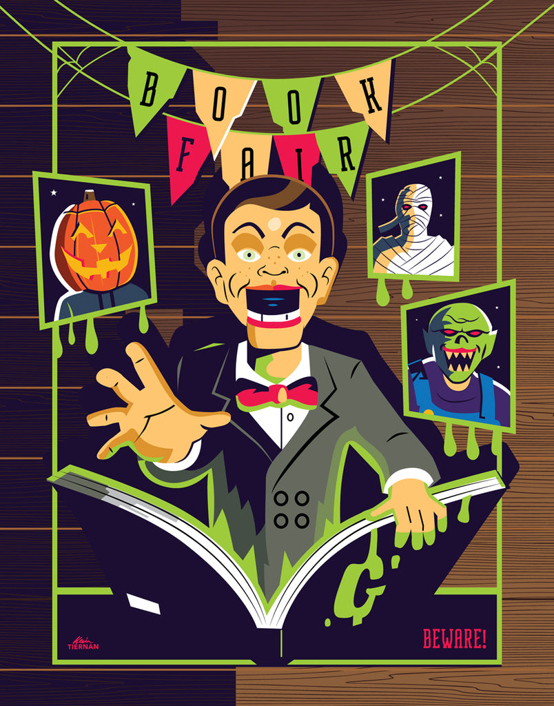 Kevin Tiernan "Slappy Gets Spooky" Print