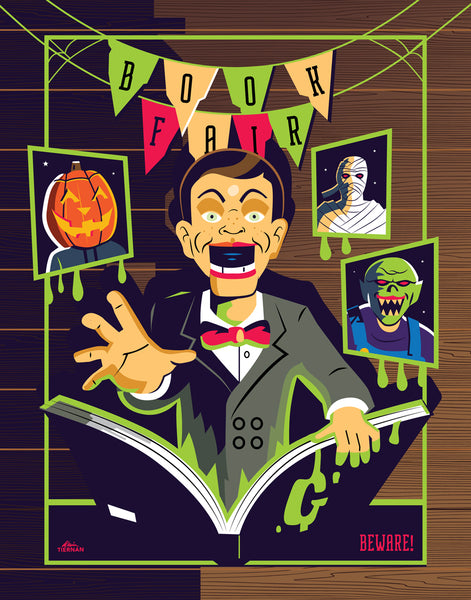 Kevin Tiernan "Slappy Gets Spooky" Print