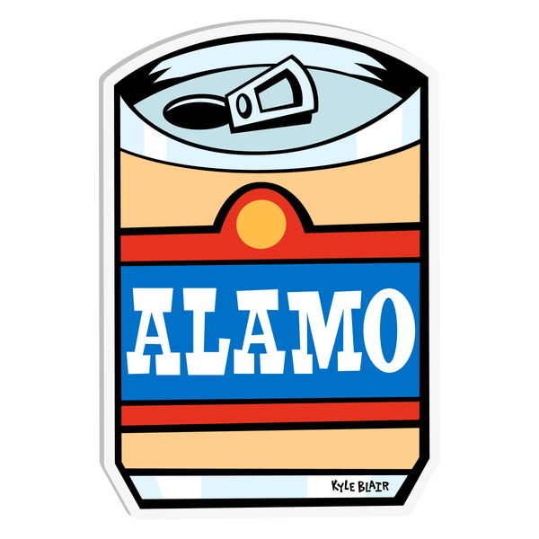 Kyle Blair "Alamo Beer" Sticker