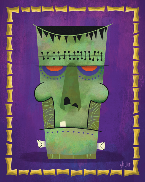 Kyle Blair "Universal Tikis - Frankenstein" Print