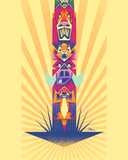 Shane Houston "Totem King" Print