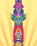 Shane Houston "Totem King" Print