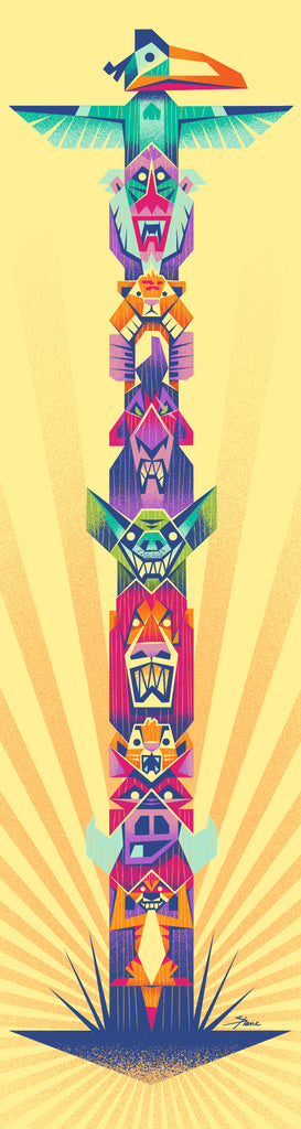 Shane Houston "Totem King" Print