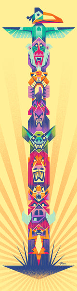 Shane Houston "Totem King" Print