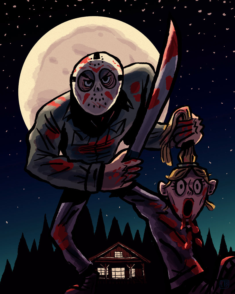 Luke T Benson "Here Comes Jason" Print