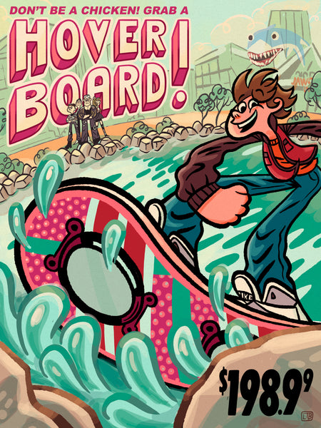 Luke T. Benson "The Future of the Board" Print