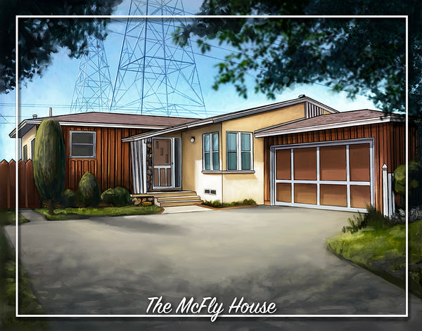 Cuyler Smith "The McFly House" Print